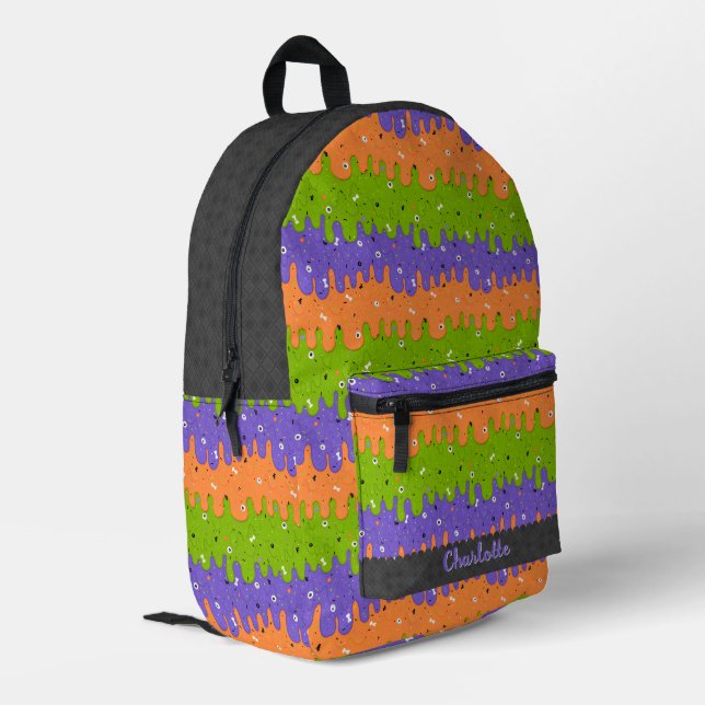 Sac À Dos Imprimé Saupoudrer et crème glacée d'Halloween (Coin arrière gauche)