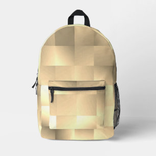 Sac À Dos Imprimé Sepia Tones dans un Motif Carré