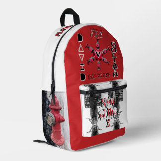 Sac À Dos Imprimé Signe rouge de l'époque
