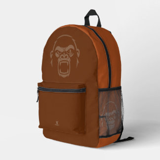 Sac À Dos Imprimé Singe Stressé - Rugir ! Cuivre