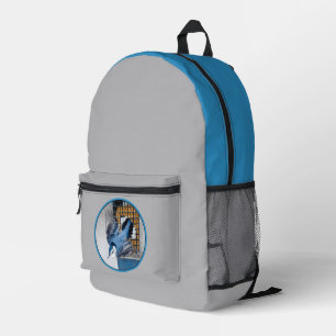 Sac À Dos Imprimé Sittelle à poitrine blanche dans la neige