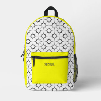 Sac À Dos Imprimé Soleil jaune
