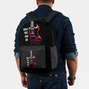 Sac À Dos Imprimé Son de guitare vintage Jamming