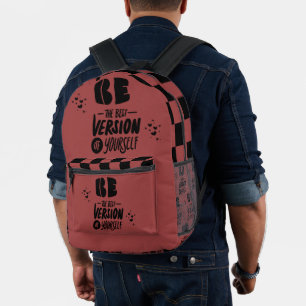 Sac À Dos Imprimé Soyez la meilleure version de vous-même