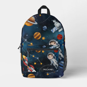 Sac À Dos Imprimé Space Galaxy Navette personnalisée