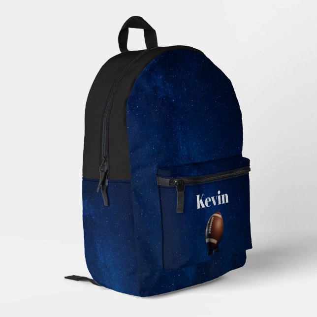 Sac À Dos Imprimé Sports themed Personalized backpack - Football (Coin arrière gauche)
