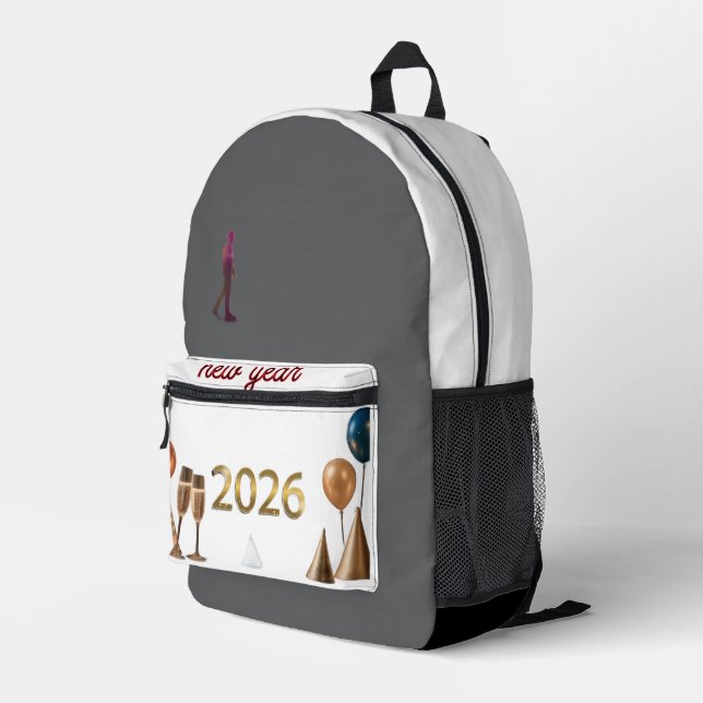 Sac À Dos Imprimé Start 2026 with style — carry the celebration with (Coin arrière droit)