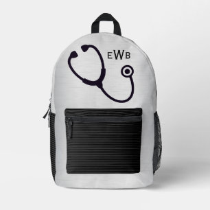Sac À Dos Imprimé Stethescope Médicale
