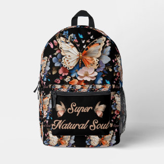 Sac À Dos Imprimé Super Âme Naturelle : Jardin des Papillons
