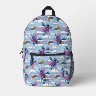 Sac À Dos Imprimé Super Grover Bandes Bleues