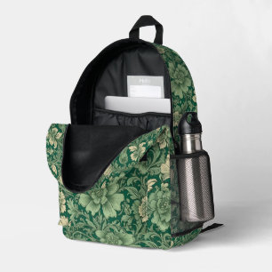 Sac À Dos Imprimé Superbe modèle Vintage de floraison verte