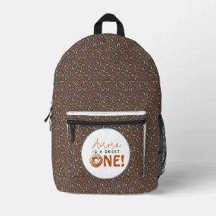 Sac À Dos Imprimé Sweet One aquarelle mignonne beignets 1er annivers