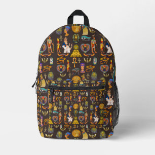 Sac À Dos Imprimé Symbole de motif hiéroglyphique égyptien antique