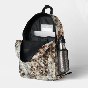 Sac À Dos Imprimé Tacheté Cheval / Cuir de vache / Image de fourrure