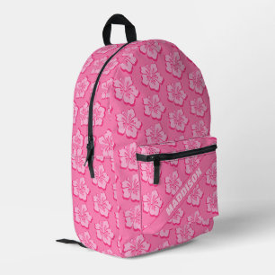 Sac À Dos Imprimé Tendance Prépa Floral Tropical