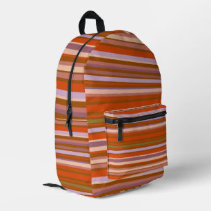 Sac À Dos Imprimé Ténuos Varicolored Lignes horizontales tendance