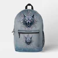 Tête de loup mystique.