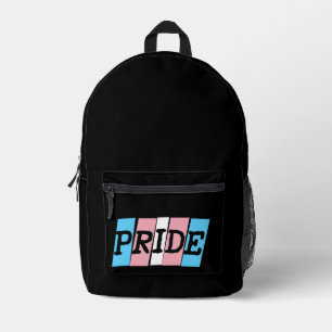 Sac À Dos Imprimé Texte de fierté transgenre