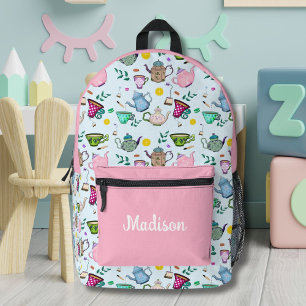 Sac À Dos Imprimé Thé à la fête personnalisé