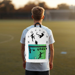 Sac À Dos Imprimé The World of Football Backpack