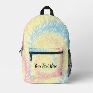 Sac À Dos Imprimé Tie teinte personnalisée Hippy Swirl