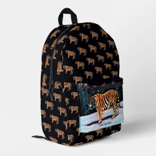 Sac À Dos Imprimé Tigre de Sibérie