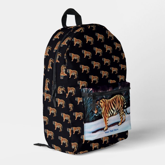 Sac À Dos Imprimé Tigre de Sibérie (Coin arrière gauche)