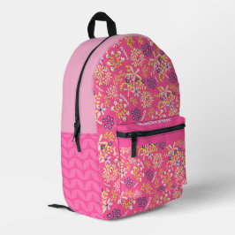 Sac À Dos Imprimé Tiny Bouquet Fleurs Cerisier