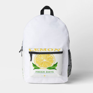 Sac À Dos Imprimé Titre du design : Jours Citron Frais