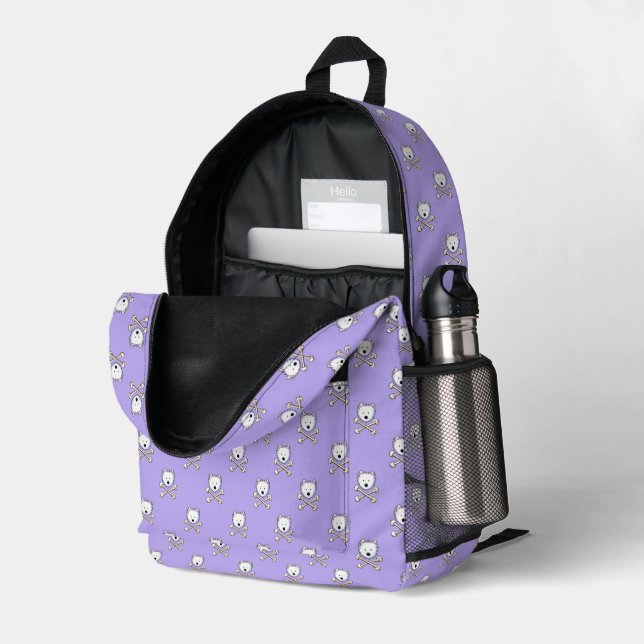 Sac À Dos Imprimé Torrid Westie Crossbones KiniArt (Coin arrière droit (ouvert))