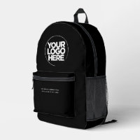 Total noir | Logo et texte personnalisés