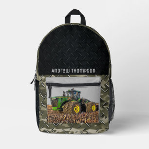 Sac À Dos Imprimé Tracteur Équipement agricole Cool Agriculture