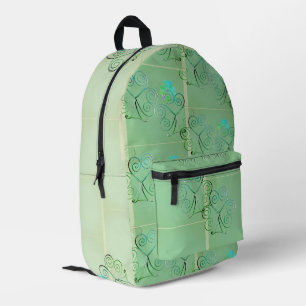 Sac À Dos Imprimé Trèfles Brumeux