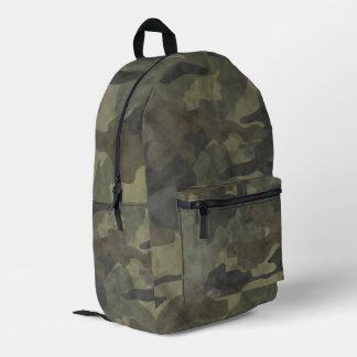 Sac À Dos Imprimé Un camo vert de kaki unique en forme de grunge dés