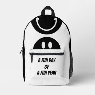 Sac À Dos Imprimé Un jour amusant d'une année amusante - Vibes posit