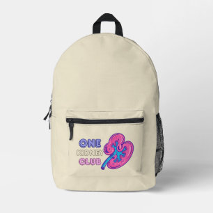 Sac À Dos Imprimé UN KIDNEY CLUB, KIDNEY Transplant