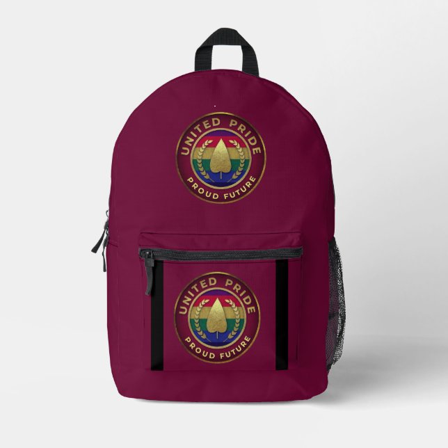 Sac À Dos Imprimé United Fide Fier avenir (Recto)