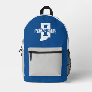 Sac À Dos Imprimé Université d'État d'Indiana Sycamores