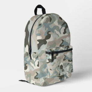 Sac À Dos Imprimé Vague camo bleu furtif