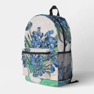 Sac À Dos Imprimé Vase de fleurs avec Iris par Vincent van Gogh