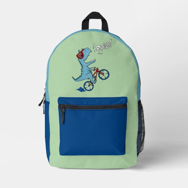 Sac À Dos Imprimé Vélo T-Rex Roar (Recto)