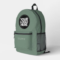 Vert sage | Logo et texte personnalisés