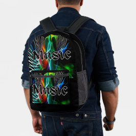 Sac À Dos Imprimé Vintage sons de musique génial