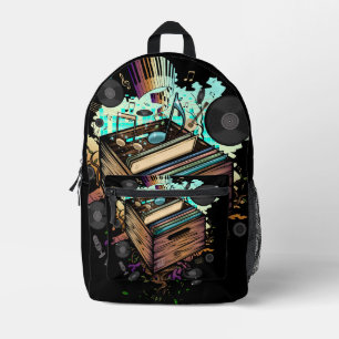 Sac À Dos Imprimé Vinyl Crate
