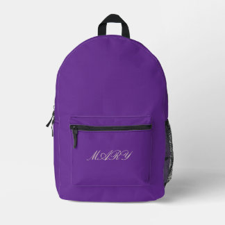 Sac À Dos Imprimé violet 