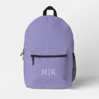 Violet et Blanc | Monogramme Moderne