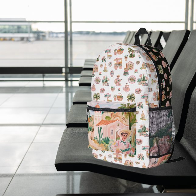 Sac À Dos Imprimé Viva México | Cute Illustré Mexicain Thème (Créateur téléchargé)