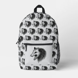 Sac À Dos Imprimé Vivez Vilain Fake Votre Mort Manger Trash Drôle Op