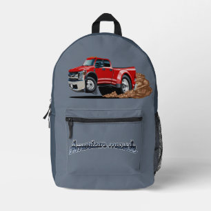 Sac À Dos Imprimé Voiture de dessin animé