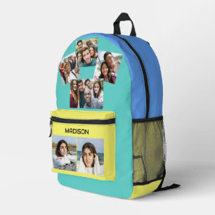 Sac À Dos Imprimé Votre nom et vos photos personnalisés